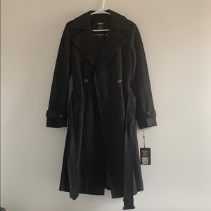 DKNY Trench Coat (Black) size 4